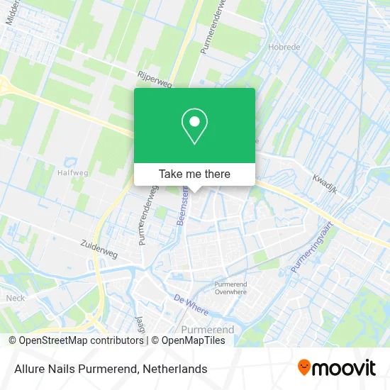 Allure Nails Purmerend map