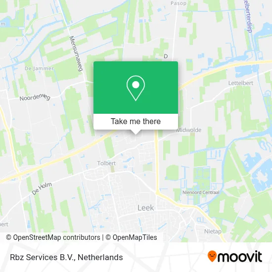 Rbz Services B.V. map