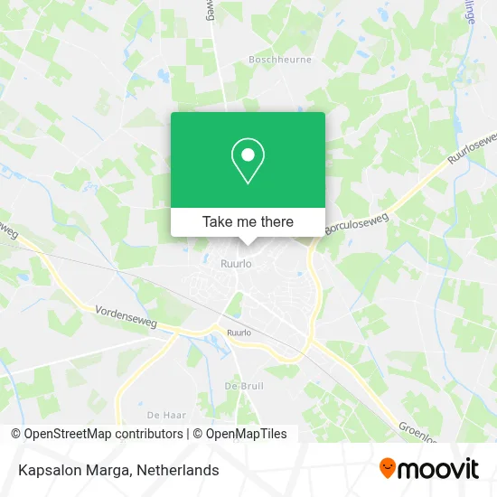 Kapsalon Marga map
