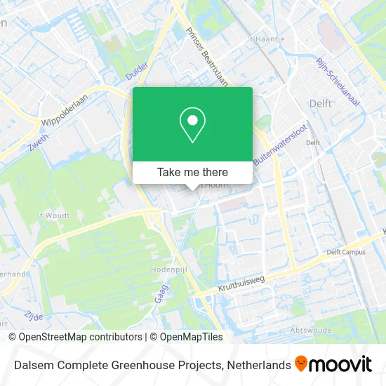 Dalsem Complete Greenhouse Projects Karte