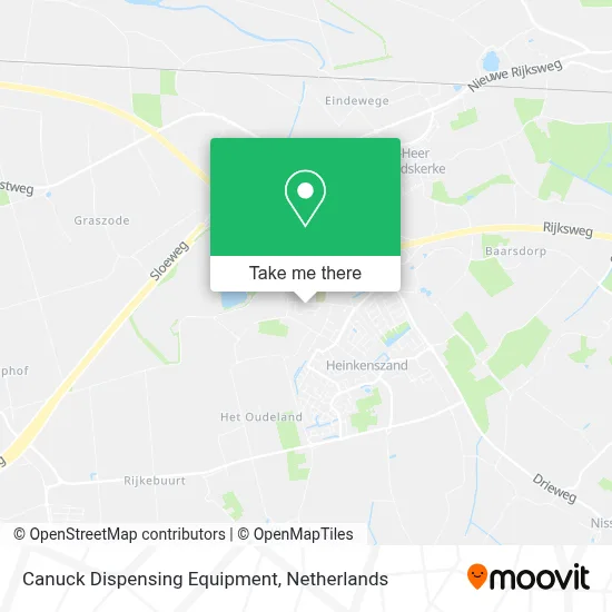 Canuck Dispensing Equipment map