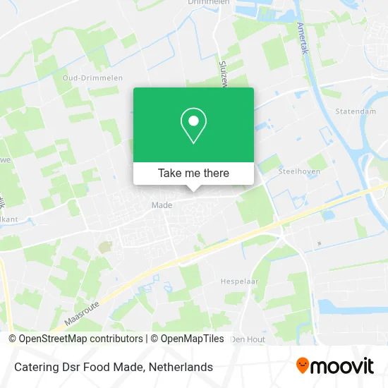 Catering Dsr Food Made map