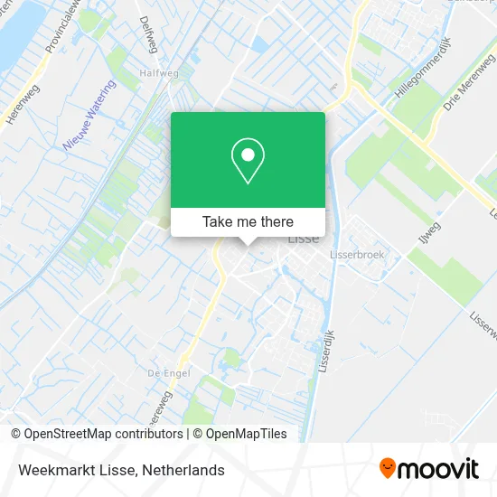 Weekmarkt Lisse map