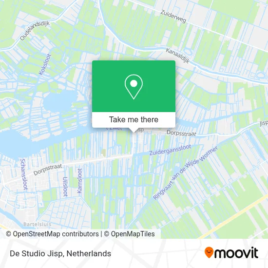 De Studio Jisp map