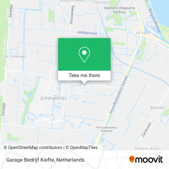 Garage Bedrijf Kiefte map