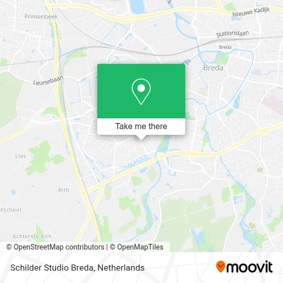 Schilder Studio Breda map
