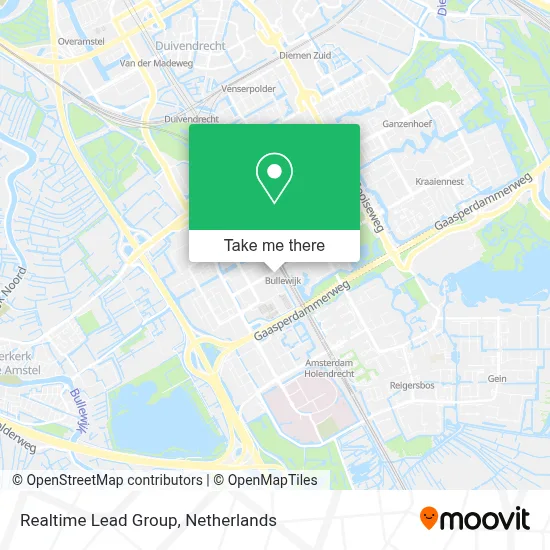 Realtime Lead Group map