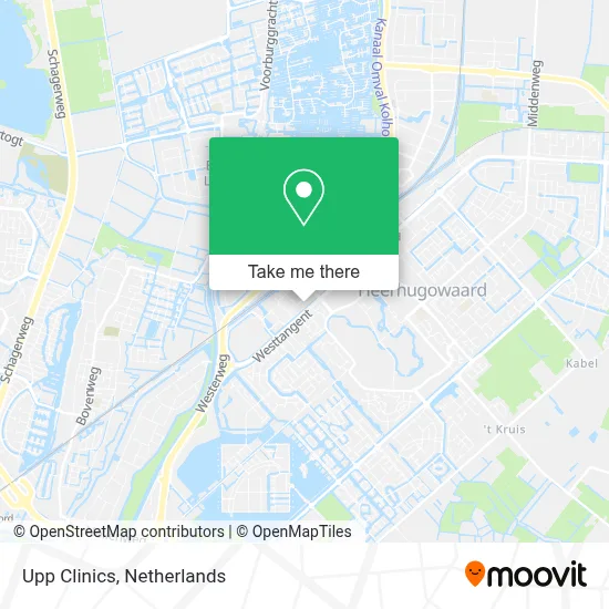 Upp Clinics map