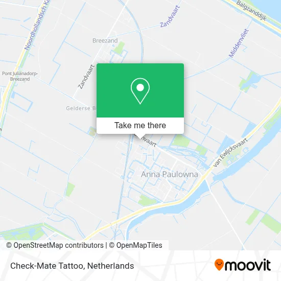 Check-Mate Tattoo map