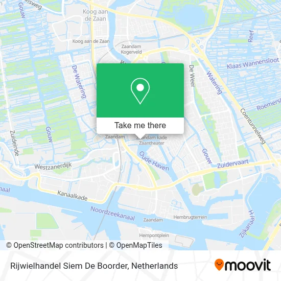 Rijwielhandel Siem De Boorder map