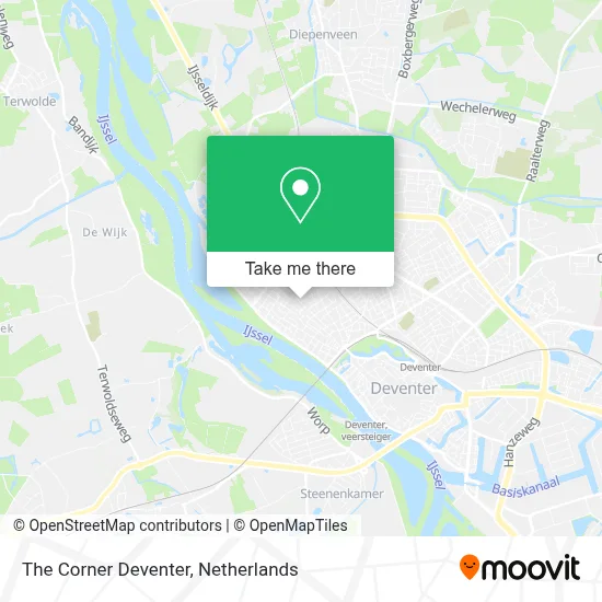 The Corner Deventer map