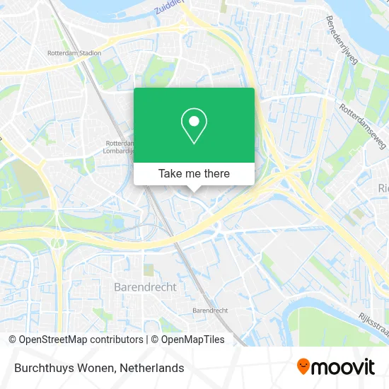 Burchthuys Wonen map