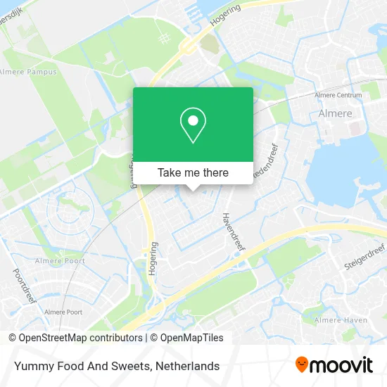 Yummy Food And Sweets map