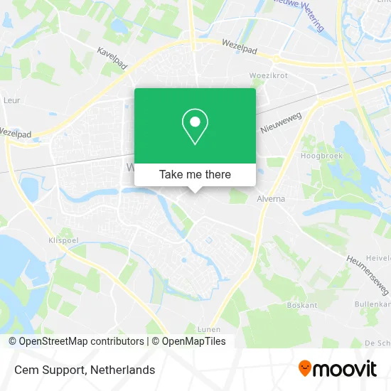 Cem Support map