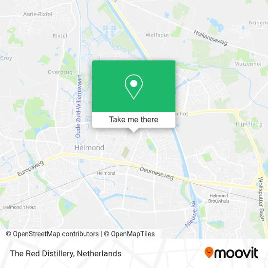 The Red Distillery map