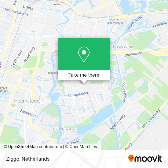 Ziggo map