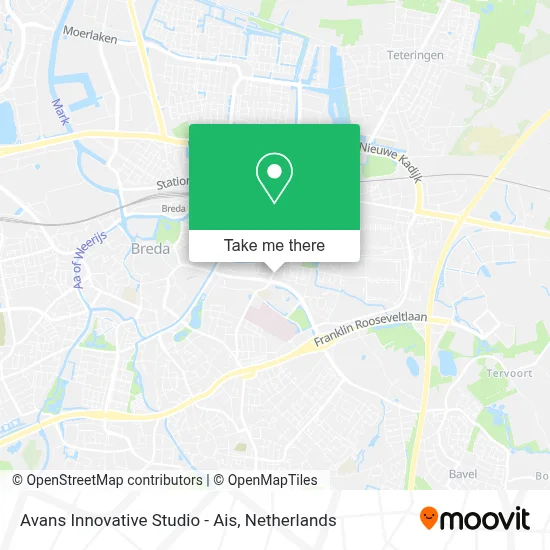 Avans Innovative Studio - Ais map