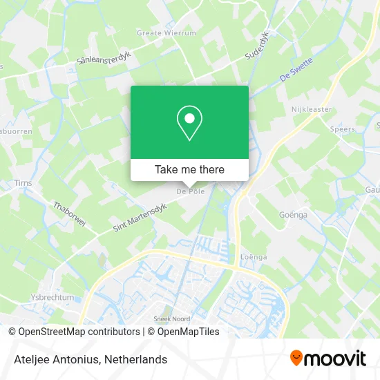 Ateljee Antonius map