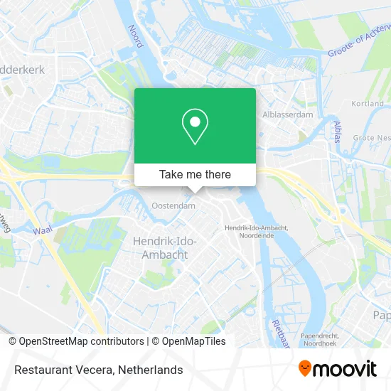 Restaurant Vecera map