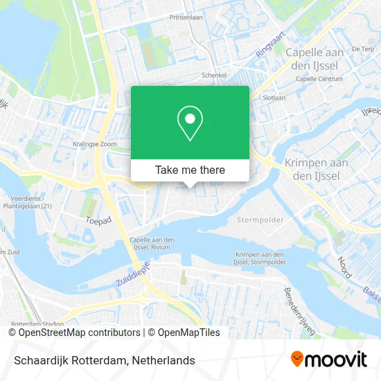 Schaardijk Rotterdam map