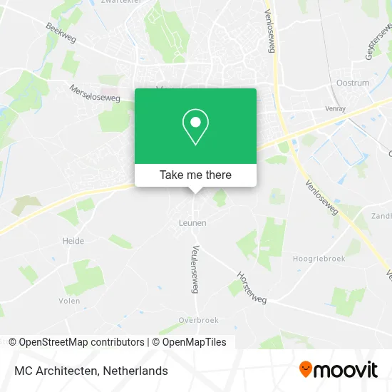 MC Architecten map