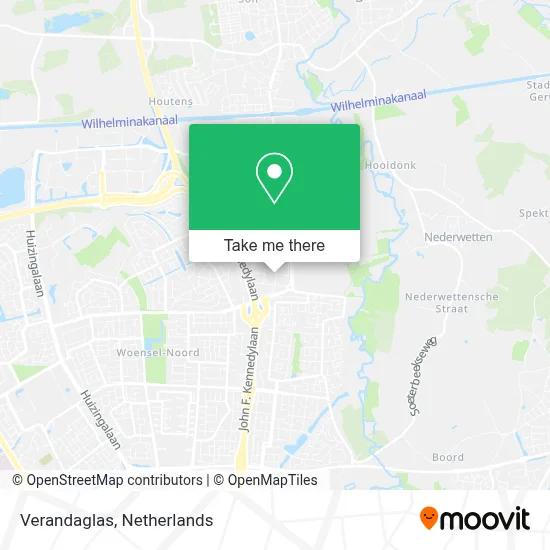 Verandaglas map