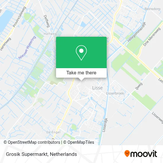 Grosik Supermarkt map