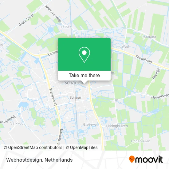 Webhostdesign Karte