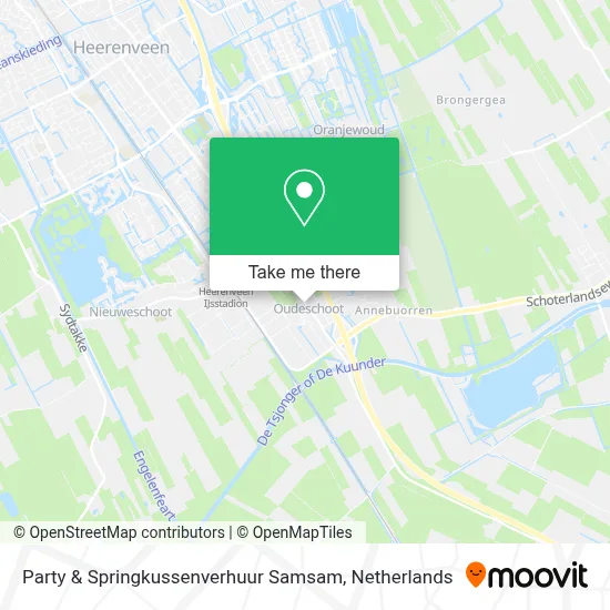Party & Springkussenverhuur Samsam map