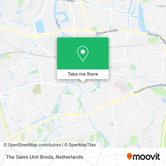 The Sales Unit Breda map