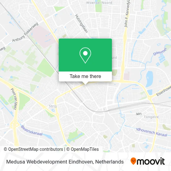 Medusa Webdevelopment Eindhoven map