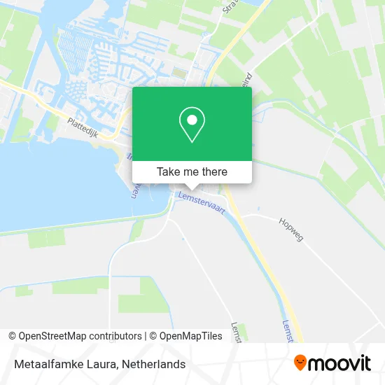 Metaalfamke Laura map