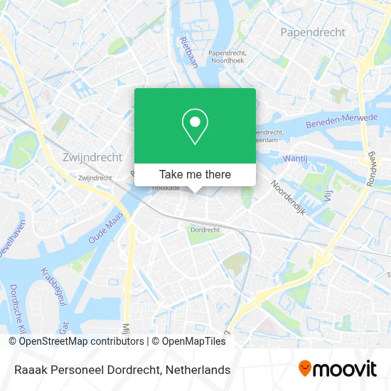 Raaak Personeel Dordrecht map