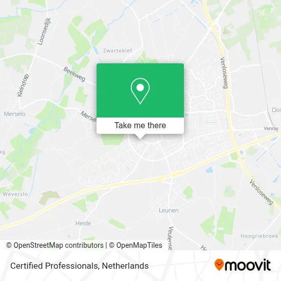 Certified Professionals map