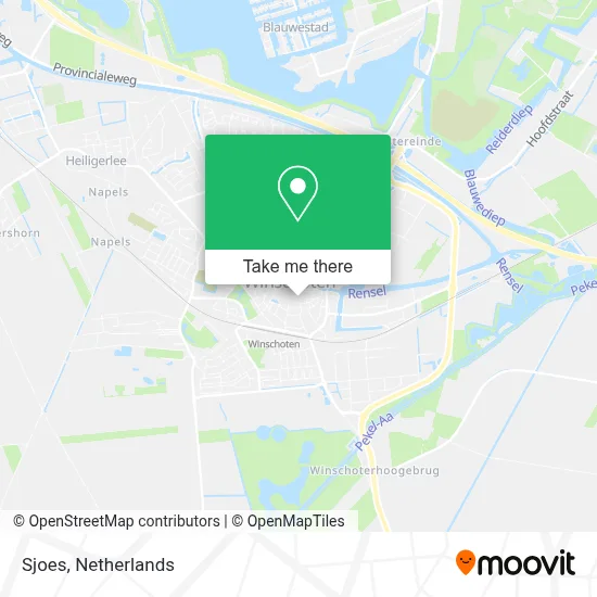 Sjoes map