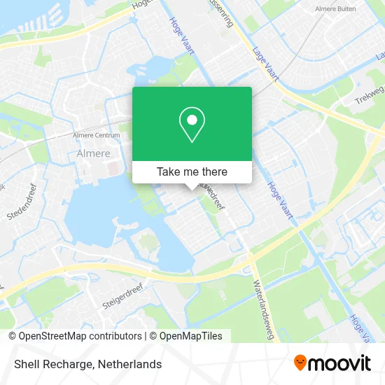 Shell Recharge map
