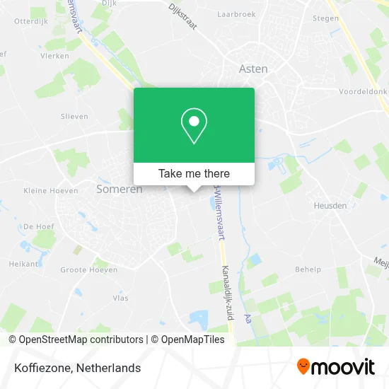 Koffiezone map