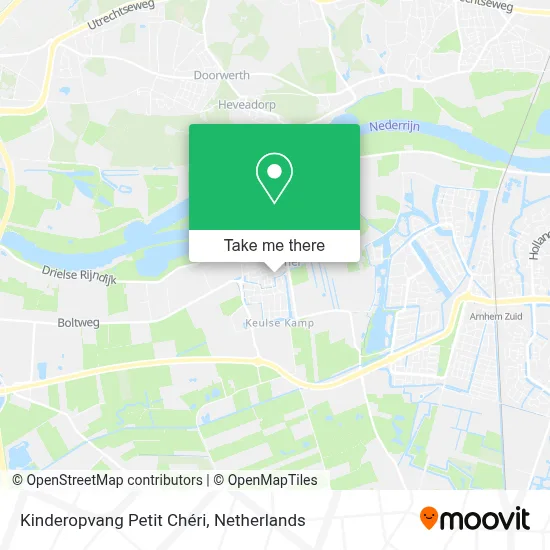 Kinderopvang Petit Chéri map