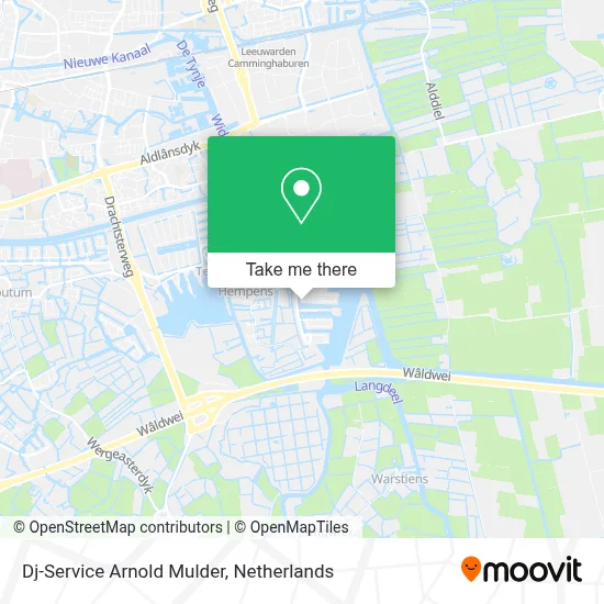 Dj-Service Arnold Mulder map