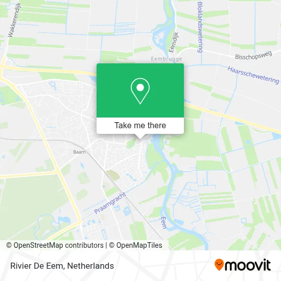 Rivier De Eem map