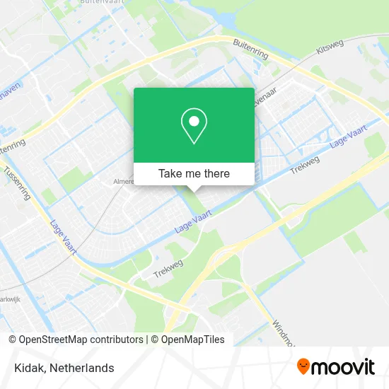 Kidak map