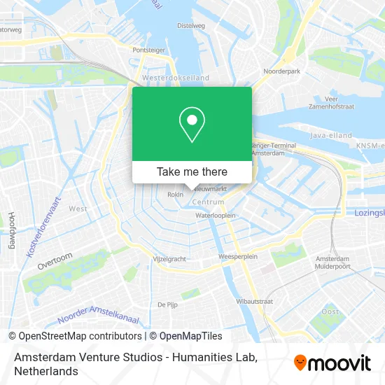 Amsterdam Venture Studios - Humanities Lab map