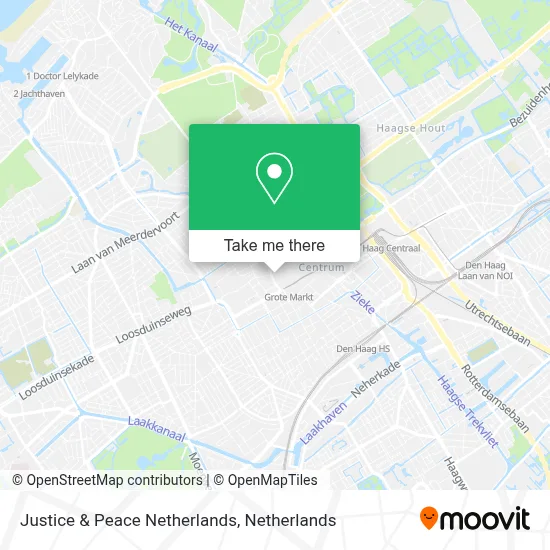 Justice & Peace Netherlands map