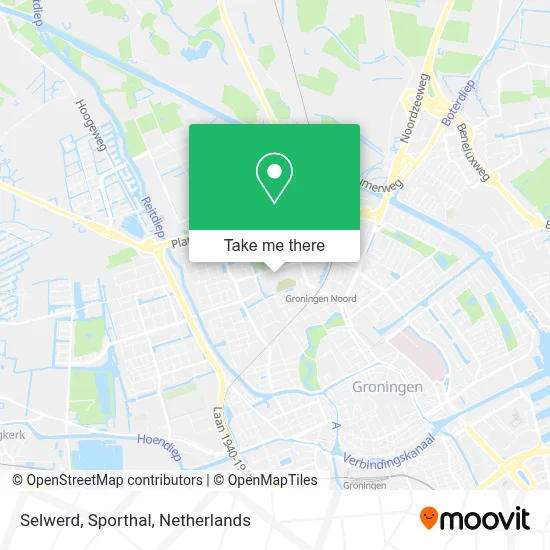 Selwerd, Sporthal map