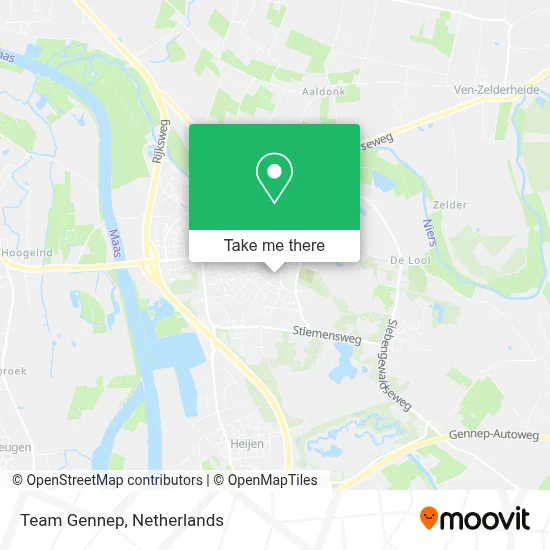 Team Gennep map