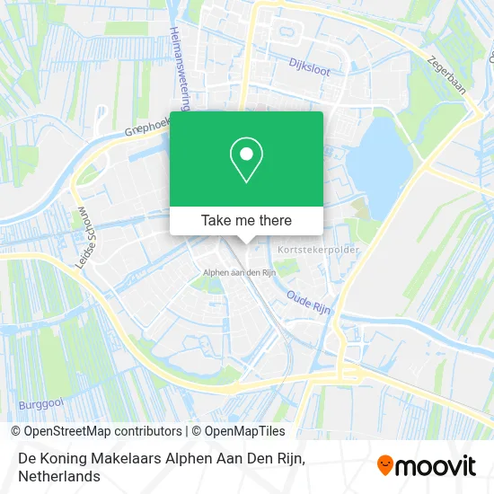 De Koning Makelaars Alphen Aan Den Rijn map