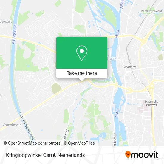 Kringloopwinkel Carré map