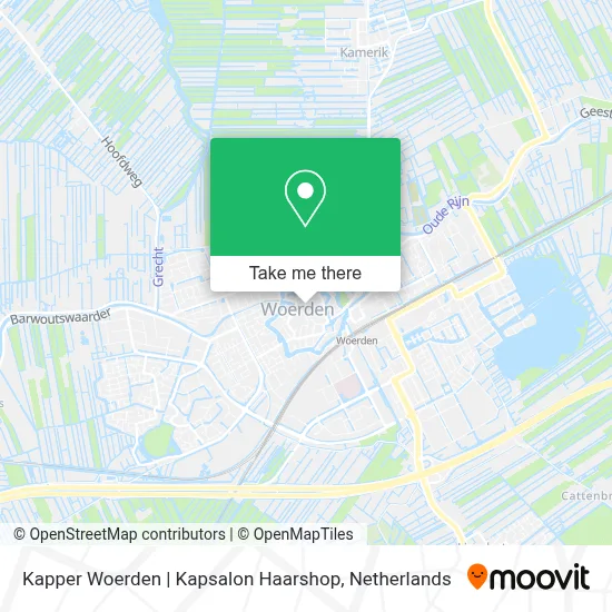 Kapper Woerden | Kapsalon Haarshop map
