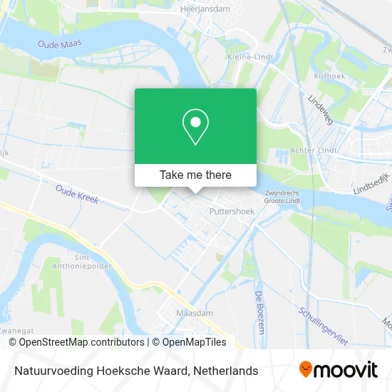 Natuurvoeding Hoeksche Waard map