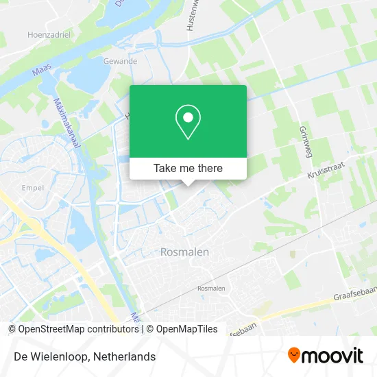 De Wielenloop Karte
